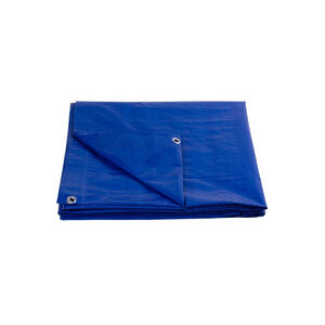 Ponyva k&eacute;k PE 2 x 4 m lefűzőlyukkal 80g/m2 ST