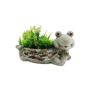 Kerti dekor&aacute;ci&oacute; Gecco, B&eacute;ka vir&aacute;gcser&eacute;p, ker&aacute;mia 35 x 16 x 17 cm