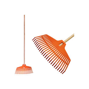 Lombseprű műanyag nyelezett 23 fog&uacute; 120 cm egyenes narancss&aacute;rga Golf ST