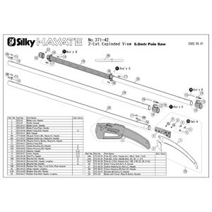 Felső sz&aacute;r Hayate 5000 &aacute;gv&aacute;g&oacute;hoz SILKY