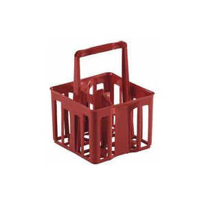 Palacktart&oacute; kos&aacute;r műanyag 4 db rekesszel 24-ROM  sz&iacute;nes 30x25xh16