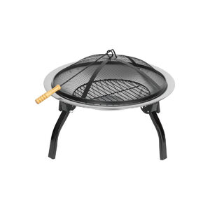 Tűzrak&oacute;hely Strend Pro Mara, BBQ, f&eacute;m, kerek, 57x57x40 cm