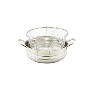 Krumplis&uuml;tő l&aacute;bas rm. kos&aacute;rral 24 cm GS