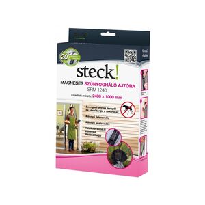 Rovarh&aacute;l&oacute; terasz ajt&oacute;ra m&aacute;gneses SRM 1240 antracit 100x240 cm