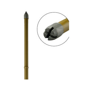 Vir&aacute;gt&aacute;masz ac&eacute;l-műanyag  TY 08/600 mm barna ST