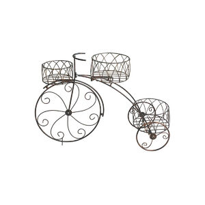 Tegye eredetiv&eacute; kertj&eacute;t a ker&eacute;kp&aacute;r alak&uacute; Strend Pro vir&aacute;g&aacute;llv&aacute;nnyal. Ez az &aacute;llv&aacute;ny minden udvart &eacute;s kertet megsz&eacute;p&iacute;t. Az &aacute;llv&aacute;ny f&eacute;mből k&eacute;sz&uuml;lt, &eacute;s 3 tart&oacute;val rendelkezik, amelyekben vir&aacute;gait vagy cserepes n&ouml;v&eacute;nyeit helyezheti el. Az &aacute;llv&aacute;ny teljes m&eacute;rete: 60 x 21 x 42 cm. Az &aacute;llv&aacute;ny 3 cser&eacute;ptart&oacute;val rendelkezik: 2 db 16,5 x 9 cm-es &eacute;s 1 db 12,5 x 6,8 cm-es tart&oacute;.