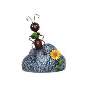 Kerti dekor&aacute;ci&oacute; Hangya k&ouml;v&ouml;n, b&aacute;dog, 24x15x30 cm