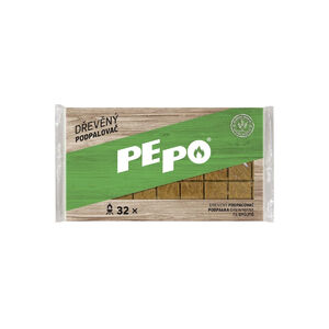 Grillgy&uacute;jt&oacute; PE-PO&reg; fa szil&aacute;rd, 32 db, gy&uacute;jt&oacute;s grillhez, k&aacute;lyh&aacute;hoz,