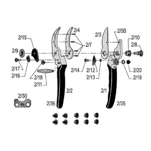 Jav&iacute;t&oacute;k&eacute;szlet gumi &uuml;tk&ouml;ző szett FELCO 2,6,7,8,9,10,11,12,13,19,100 - (6db+4db &uuml;tk&ouml;ző)