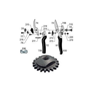 Anya fogazott FELCO 7,8 - 10 db/csomag