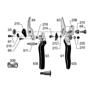 Csavar FELCO 6 - 10 db/csomag