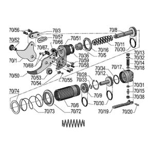 Rug&oacute; csavart rug&oacute; pneumatic FELCO 70,73,74,79