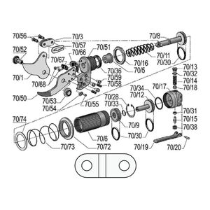 R&ouml;gz&iacute;tő lemez pneumatic FELCO 70,73,74,79