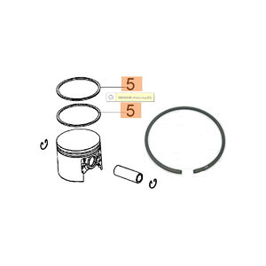 Dugatty&uacute; gyűrű 52 mm - oldalt stiftelt