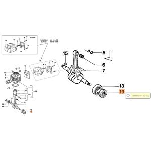 Szimmering (főtengely) 17x28x5
