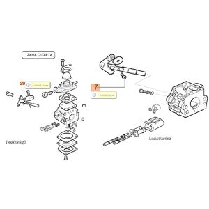 Pillang&oacute;szelep csavar 730