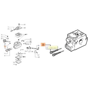 Csavar, karbur&aacute;tor &aacute;ll&iacute;t&oacute; csavar "H"   937,941