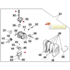 Karbur&aacute;tor t&ouml;m&iacute;t&eacute;s k&eacute;szlet AM140,150,180,190,C19/20,SA18,30,45