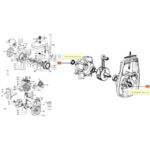 Szimmering (főtengely) 30x20x7  SA 45 TL, SC 55B, 