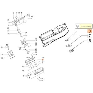 Z&eacute;ger gyűrű  EP 100, EP 120,  PPX 270