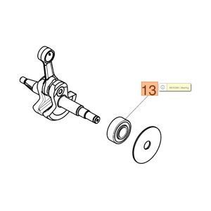 Csap&aacute;gy + szimmering kuplung oldali GS 650