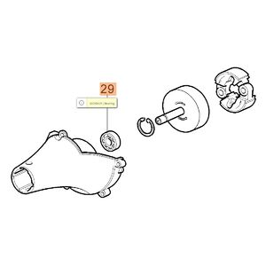 Csap&aacute;gy kuplungh&aacute;zhoz  6202 2RS - 3035019