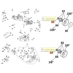 Tűg&ouml;rgős csap&aacute;gy 956, 962, 965,GS 630,