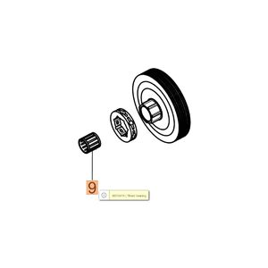 Tűg&ouml;rgős csap&aacute;gy csillagker&eacute;kbe MTH 5100, MTH 5600, GSH 510, GSH 560 - 12x15x15