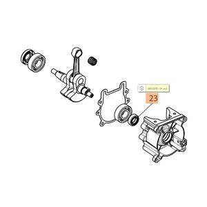 Szimmering (főtengely) BCH 250 (2), BCH 400 (1) 12x22x7