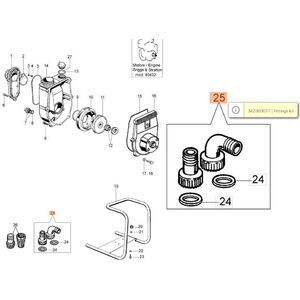 Csatlakoz&oacute; csonk k&eacute;szlet  FS45, SA 45 TL, SC 55B