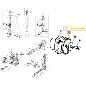 Pumpamembr&aacute;n C 19/20 -oldals&oacute;- csak kettes&eacute;vel, darab&aacute;r!