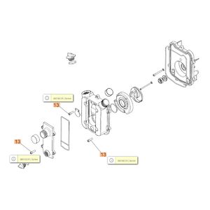 Csavar, h&aacute;zfelfog&oacute; (r&ouml;vid, 2 db/g&eacute;p) WP 300