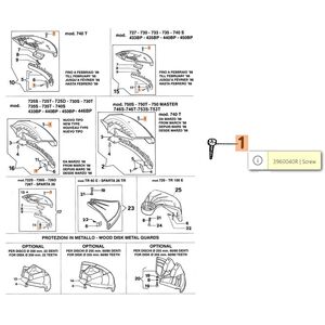 Csavar a damilv&aacute;g&oacute; k&eacute;shez 3960032