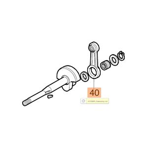 Hajt&oacute;kar felső tűg&ouml;rgővel Sparta 25, 26, 250, Victus VB 260