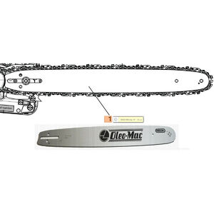 L&aacute;ncvezető Oregon 3/8-1.3 - 52 szem - 14 col - 936,937,940,941C,GS370,GS410