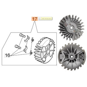 Lendker&eacute;k komplett 937, 941C, GS 350, GS 44 - 100 mm <= 50170015
