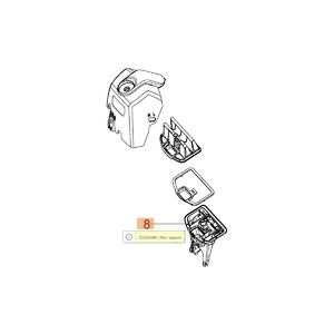 L&eacute;gszűrő levegőszűrő tart&oacute; GS 37, 371, 41, 411, 44, 440, 45, 451