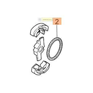 Kuplung rug&oacute; GS 350