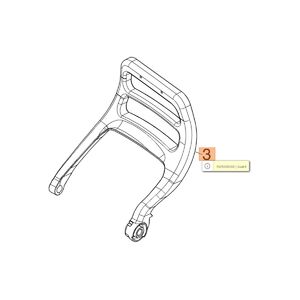 F&eacute;kkar l&aacute;ncf&eacute;kkar k&eacute;zv&eacute;dő GS 650-651