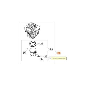 Henger komplett 48 mm - GS 650, GS 651 - AKCI&Oacute;