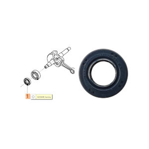 Szimmering (főtengely) 12x22x5.5 - 936,937,940,941C,GS410,GSH-MTH 400 - L66150874 - 3050022