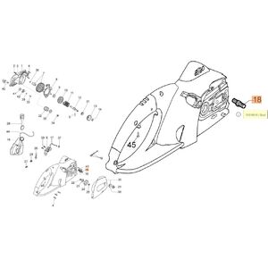 Tőcsavar  E 1500-1700-1900, E 15-17-19, 1800 E, 2000 E,GST 250