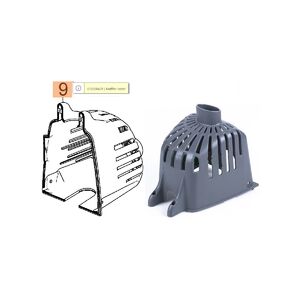 Kipufog&oacute; v&eacute;dőburkolat Sparta 250