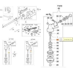 Tengely a sz&ouml;ghajt&aacute;sba 730, 735, 740 - I. sorozat