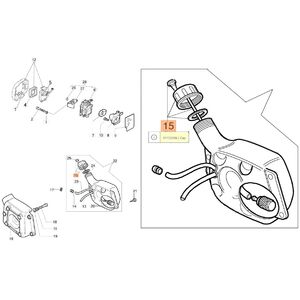 Tanksapka komplett Sparta 25 TR, Sparta 26,