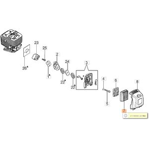 L&eacute;gszűrő levegőszűrő bet&eacute;t pap&iacute;rharm&oacute;nik&aacute;s - BC280,BC320,BC380,BC420,BV250,HC246P,HC247P,PPX270