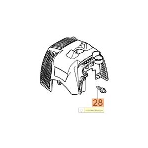 Bowden fesz&iacute;tő csavar a motorn&aacute;l PPX 270, BC 380, BC 420