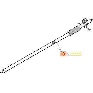 Meghajt&oacute; cső &uuml;res BC380,420,430,Sparta380,381,420,440,441  - 28mm - AKCI&Oacute;