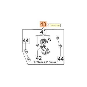 Kuplung komplett (2 rug&oacute;s) BC 280, BC 320 - II series