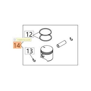 Dugatty&uacute; komplett 34 mm - BC 280 H-S-T, PP 270, PPX 270, PPX 271 - RENDEL&Eacute;SRE